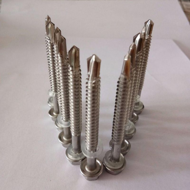 Hex Washer Head Self Tapping Screw with EPDM Bonded