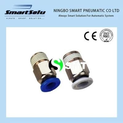 PC/Pl Series Nickel-Plated Mini Pneumatic Push in Combination &amp; Joint Fittings
