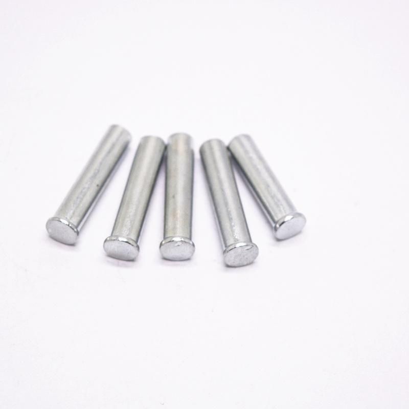 Grade 4.8 Zinc Plated Non-Standard Customized M6 Flat Head Solid Rivet