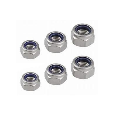 DIN-982 Special Types Anti Theft Hex Nuts Plastic Insert Nylon Lock Nut