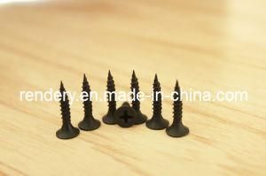 Drywall Tapping Screw, Black Phophate, Falt Head