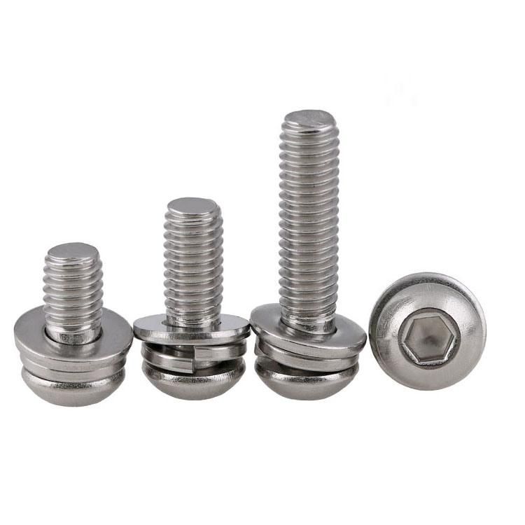 Round Head Corss Phillips Pan Head Combination Screw Self Taping Combination Bolt