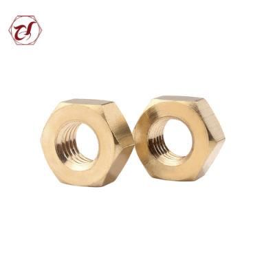 Common Bolt DIN934 Gr4 Carbon Steel Hex Nuts
