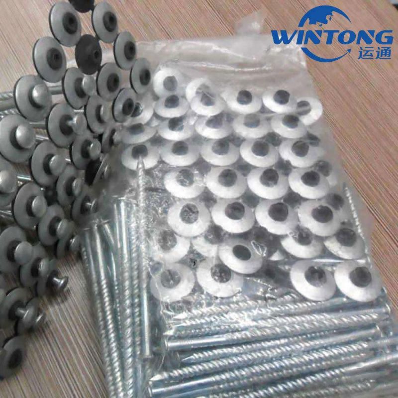 Export African Roofing Nail Color Steel Tile with Color Corrugated Nail
