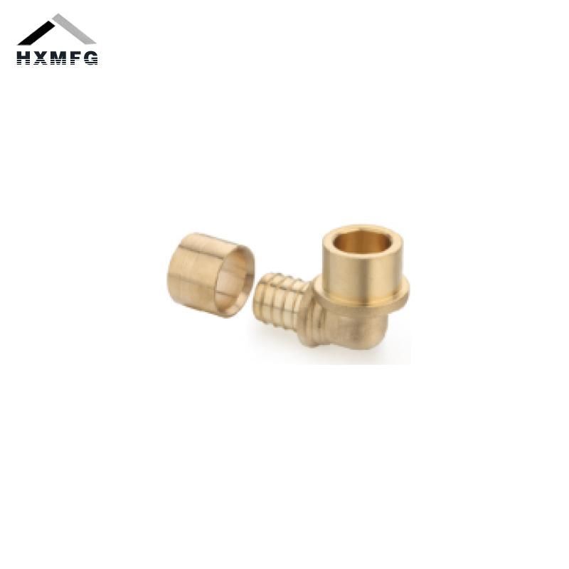 Brass 90 Degree Soldering Sliding Fitting Elbow for Pex Pipe