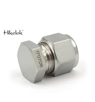 Hikelok Compression Fittings Stainless Steel Caps Twin Ferrule Tube Fittings