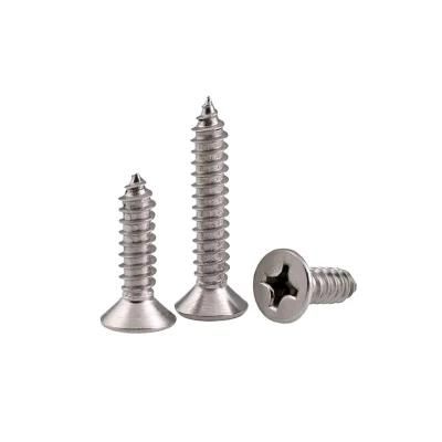 White Color Flat Head Self Tapping Screws Chipboard Screws Wholesale