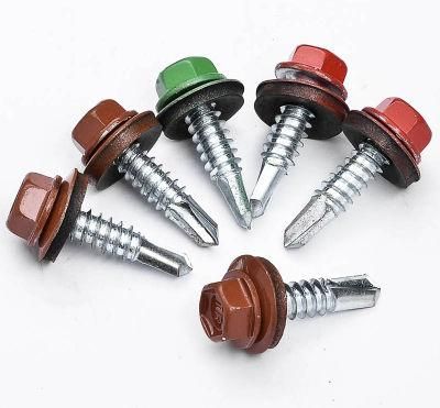 High Quality OEM Diameter 2.9/3.5/4.2/4.8/5.5/6.3 Self Drilling Screw Metal Cross Recessed Self Drilling Screw