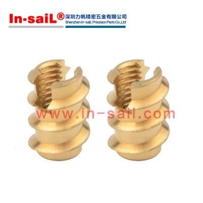 Self-Tapping Inserts- Installation with Cutting Slot Facing Down 309