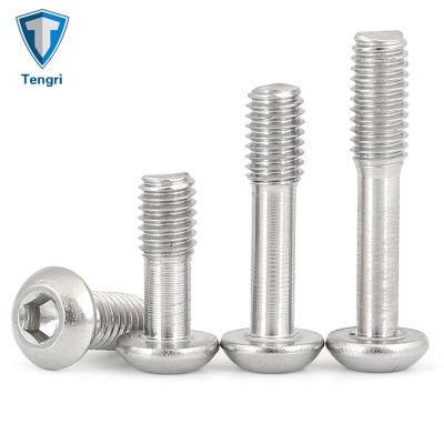 High Quality Stainless Steel 304 A2-70 A2-80 Socket Screw Button Hea Reamer Bolt Captive Screw for Electric Application