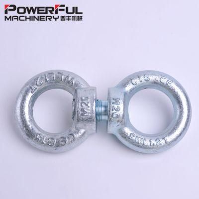 Q235 M10 Drop Forged DIN580 Zinc Plated Lifting Eye Bolt and Nut