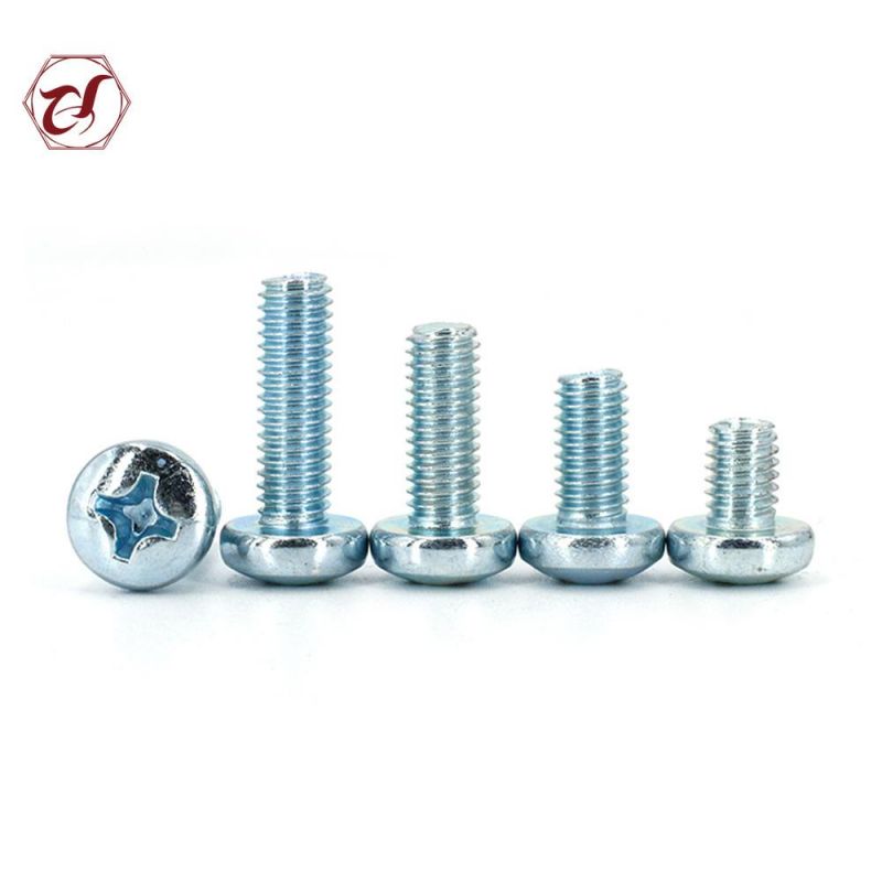 Pan Head DIN7985 Gr4.8 Screws Carbon Steel Machine Screw