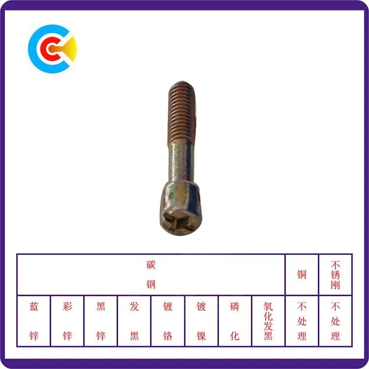 DIN/ANSI/BS/JIS Carbon-Steel/Stainless-Steel Cross Flat Pad Combination Lead Seal Screw