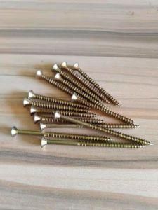 Yellow Zinc Plated Chipboard Screw