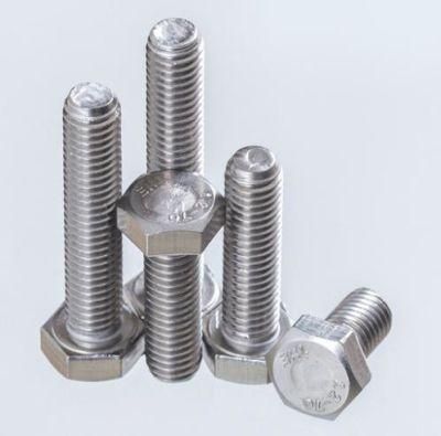 304 Stainless Steel Ansib18.2.1 American and British External Hexagon Screws and Bolt 7/16