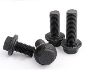 10.9 Hexagon Flange Head Bolt of DIN6921 Black
