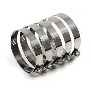 Quality Assured 4&quot;/6&quot;/8&quot;/10&quot;/12&quot; Stainless Steel Worm Drive Duct Hose Clamp
