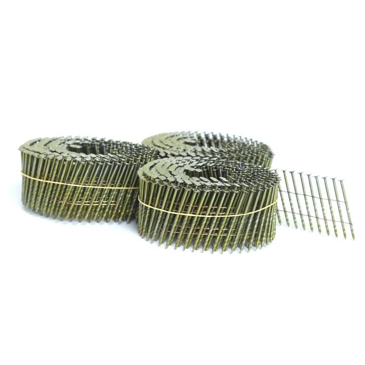 High Quality 15 Degree Coated Coil Nails 1"-4" 16000PCS/CTN for Pneumatic Coil Nailer