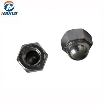 Stainless Steel 304 316 Hex Dowed Cap Nut Zinc Plated Acorn Nut/Hexagon Domed Cap Nuts