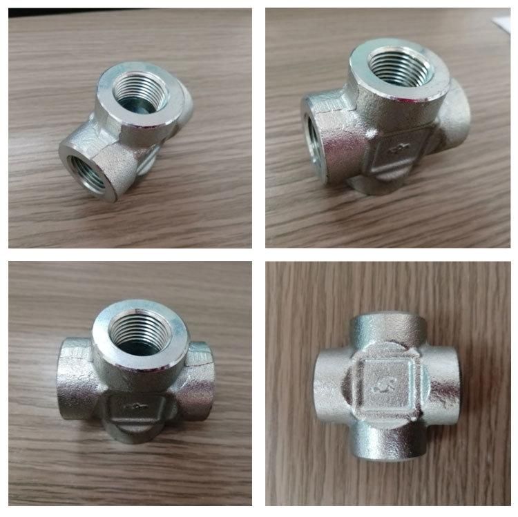 High Quality Quick Coupler O. D 1/4′ ′ Inch Hard Tube Stainless Steel 304 Four Way Connector Fitting