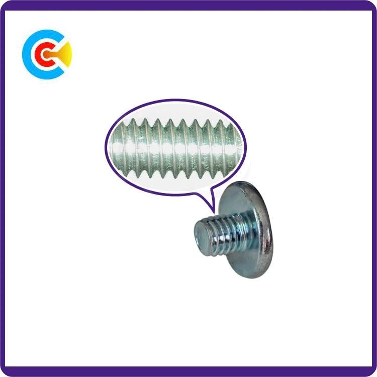 GB/DIN/JIS/ANSI Carbon-Steel/Stainless-Steel 4.8/8.8/10.9 Galvanized Hexagon Button Head Screws for Birdge