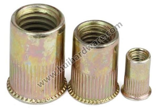 Color Zinc Plated Small Countersunk Head Riveted Nuts