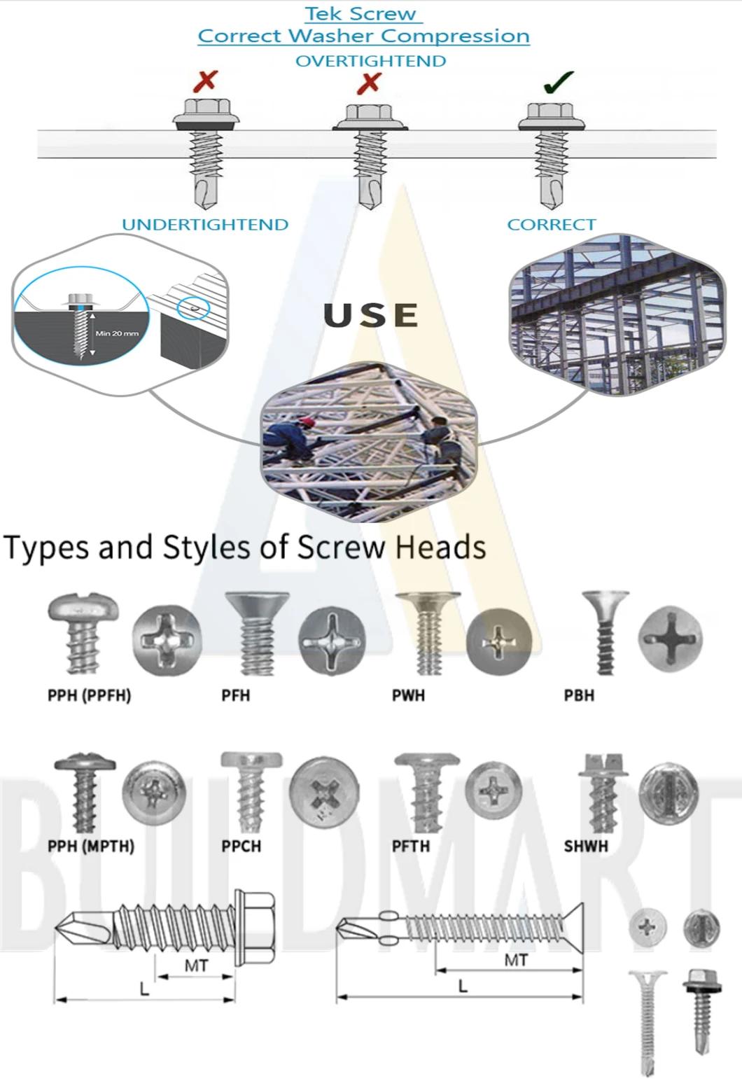 Stainless Steel 2 Self Tapping Screwstruss Head Phillips