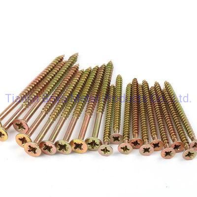 Galvanized Perfect Quality and Bottom Price Yellow Chipboard Screw