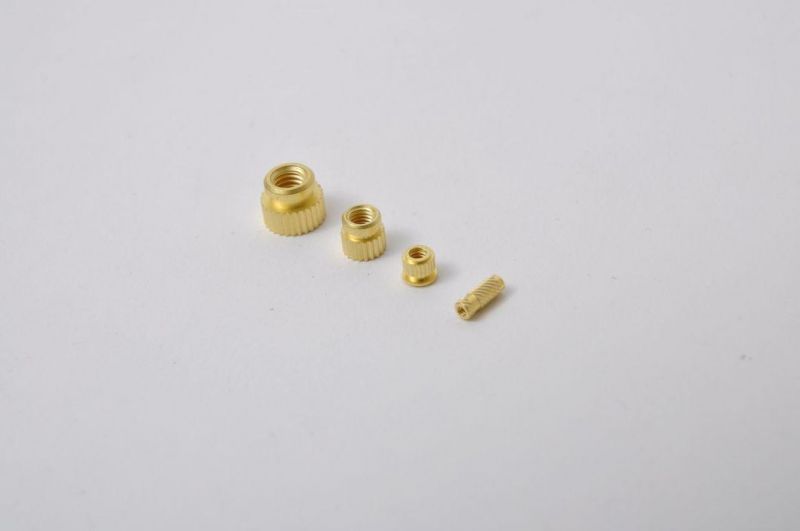 Molded-in Threaded Insert, Brass Nuts, Blind Threaded Insert Molding/Injection Molding Nuts/Knurling Nuts