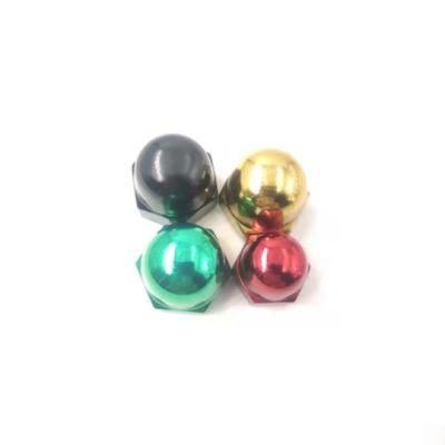Hot Selling DIN1587 Acorn Nuts/ Various 7mm Colors Hex Dome Cap Nuts