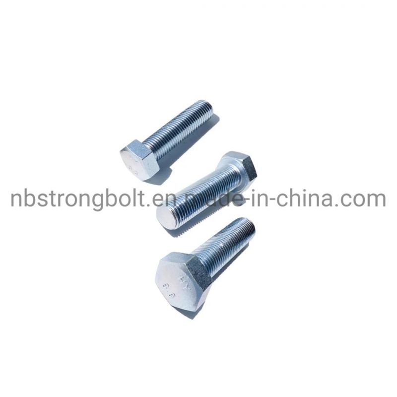 DIN933 Hex Bolt Cl. 8.8 with Zinc