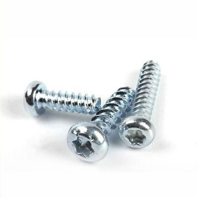 Steel Hardened 8.8 Grade Galvanized Torx Pan Head Self Tapping Screw for Plastic