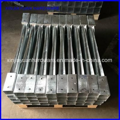 Top Quality Ground Fence Pole Anchor 71X71X900mm