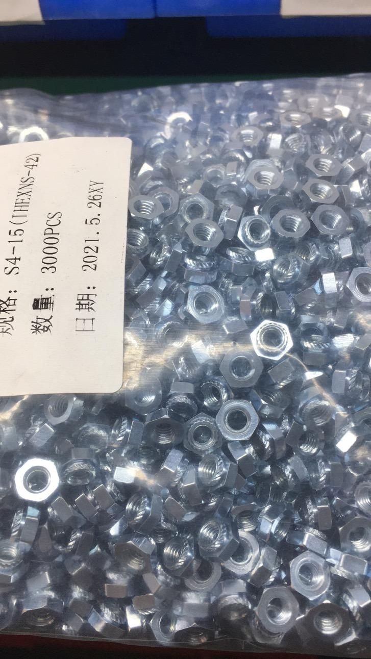 M6 Stainless Steel Self Clinching Knurled Kalei Hexagon Nut Iknhs-M5-1/2
