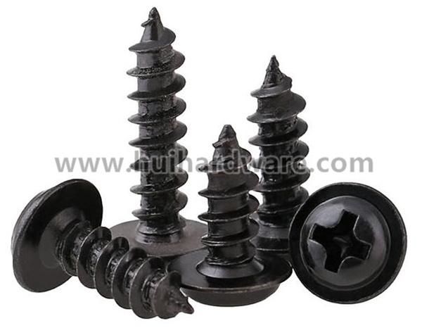Nickel Plated Pan Head Self Tapping Screws with Washer