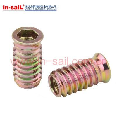 Wholesale Furniture Wood Insert Nut Shenzhen Factory