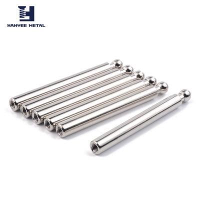 Customer OEM Fastener Nickel-Plated Metal Threaded Clevis Threaded Pin Steel Dowel Pins with Thread
