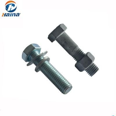 Grade 8.8 Carbon Steel Hot DIP Galvanized Hex Bolts/Hex Head Bolts with Hex Nut