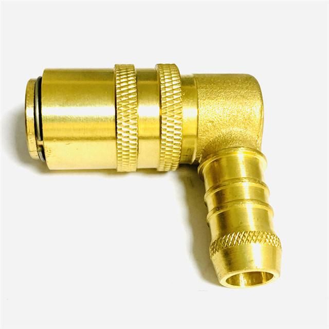 Brass Elbow Threaded Quick Coupling of Pipe Connector Fitting