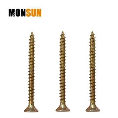 Serrated Thread Csk Pozi Drive with Ribs Chipboard Screw