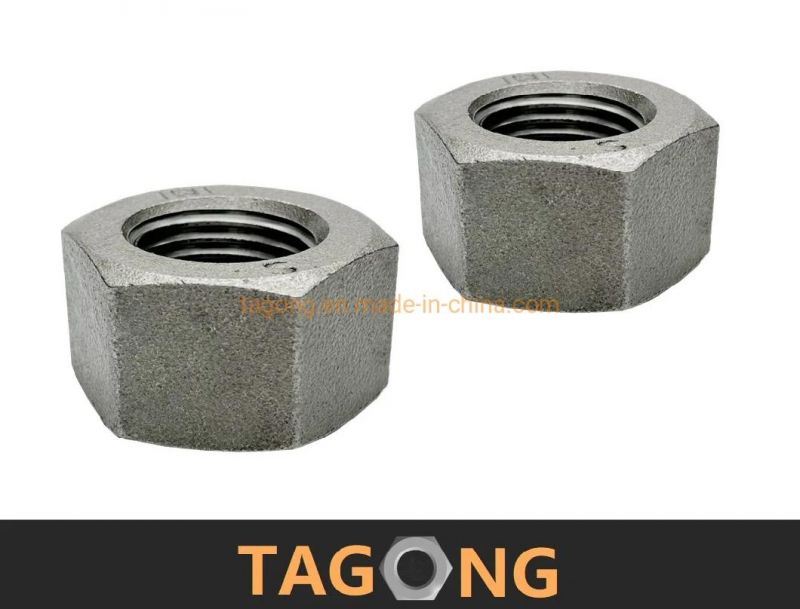 Large Nuts Construction Nuts HDG High Strength DIN6915 Hex Nuts