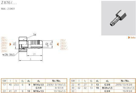 Hasco Copper Water Connector Pipe Plug Fitting with Nut