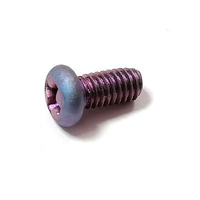 Manufacturer Titanium Anodized Purple Pan Head Cross Recessed Screw