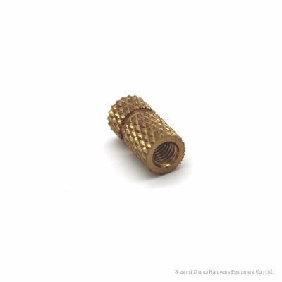 M6 Brass Knurled Insert Nut for Plastics Injection