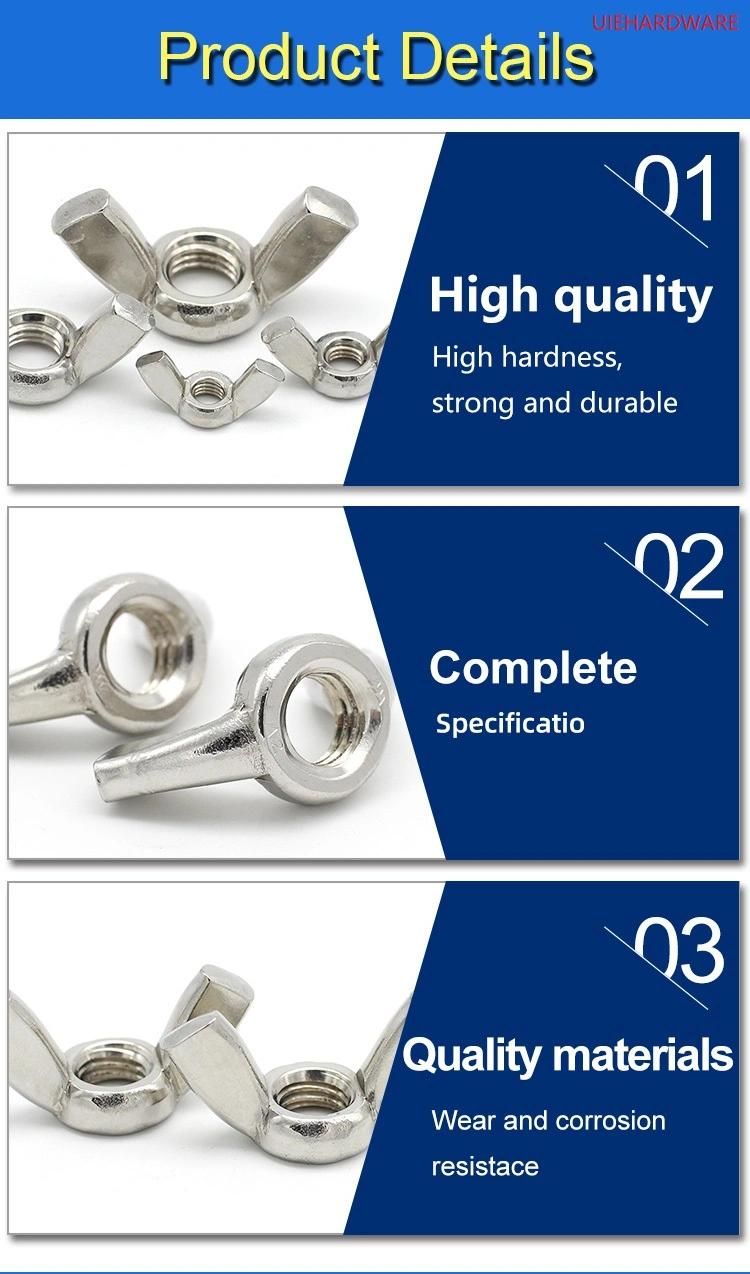 Stainless Steel 304 Wing Nuts DIN315
