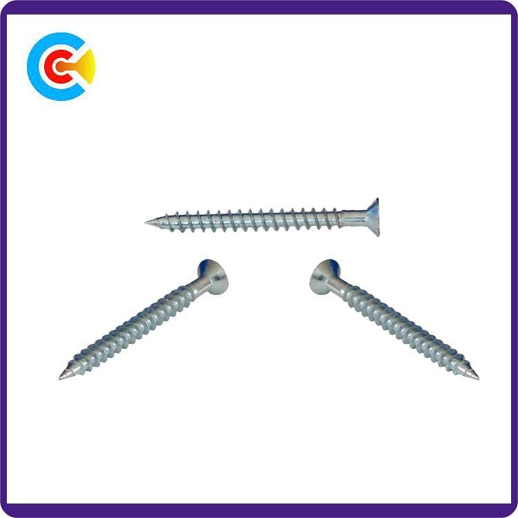 GB/DIN/JIS/ANSI Carbon Steel 4.8/8.8/10.9 Galvanized/ Pan Six-Lobe Blossom Countersunk Screws