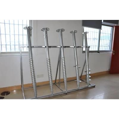 Screws Foundation Piles Helical Galvanized Anchor Pile Anchors Steel Ground Screw for Solar Mounting Foundation