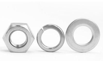 304 / 316 Stainless Steel Hexagon Nut Set Flat Washer Spring Washer Combined Screw Cap
