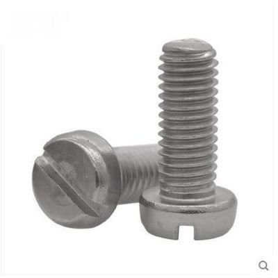 DIN84 Slotted Cheese Head Machine Screw, Slotted Head Screw