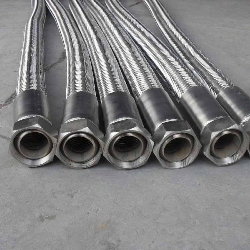 Pipeline Use Flange Braided Stainless Steel Corrugated Pipe Metal Flexible Hose